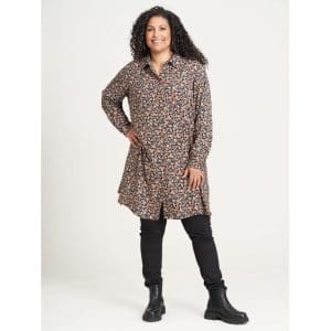 Blomstret skjortebluse fra Studio