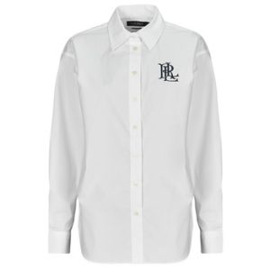 Skjorter / Skjortebluser Lauren Ralph Lauren KOTTA-LONG SLEEVE-BUTTON FRONT SHIRT