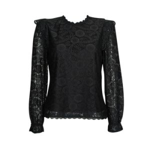 Skjorter / Skjortebluser Pieces PCOLLINE LS LACE TOP NOOS BC