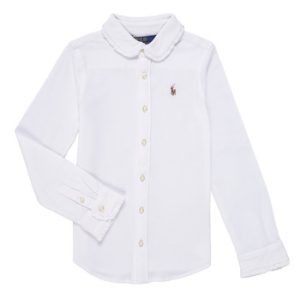 Skjorter / Skjortebluser Polo Ralph Lauren KNIT OXFORD-SHIRTS-BUTTON FRONT SHIRT