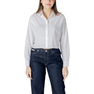 Skjorter / Skjortebluser Calvin Klein Jeans LS POPLIN SHIRT J20J224623