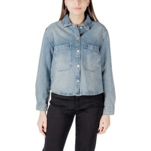 Skjorter / Skjortebluser Only ONLCASSIE LS OVS DNM SHIRT DOT 15329891