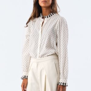 Riverll skjortebluse - Creme