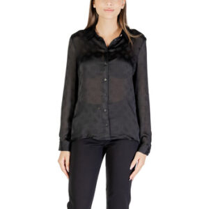 Skjorter / Skjortebluser Guess LS MARTHE LOGO SHIRT W5YH1A WHCR2